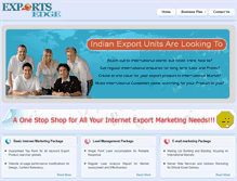 Tablet Screenshot of exportsedge.com